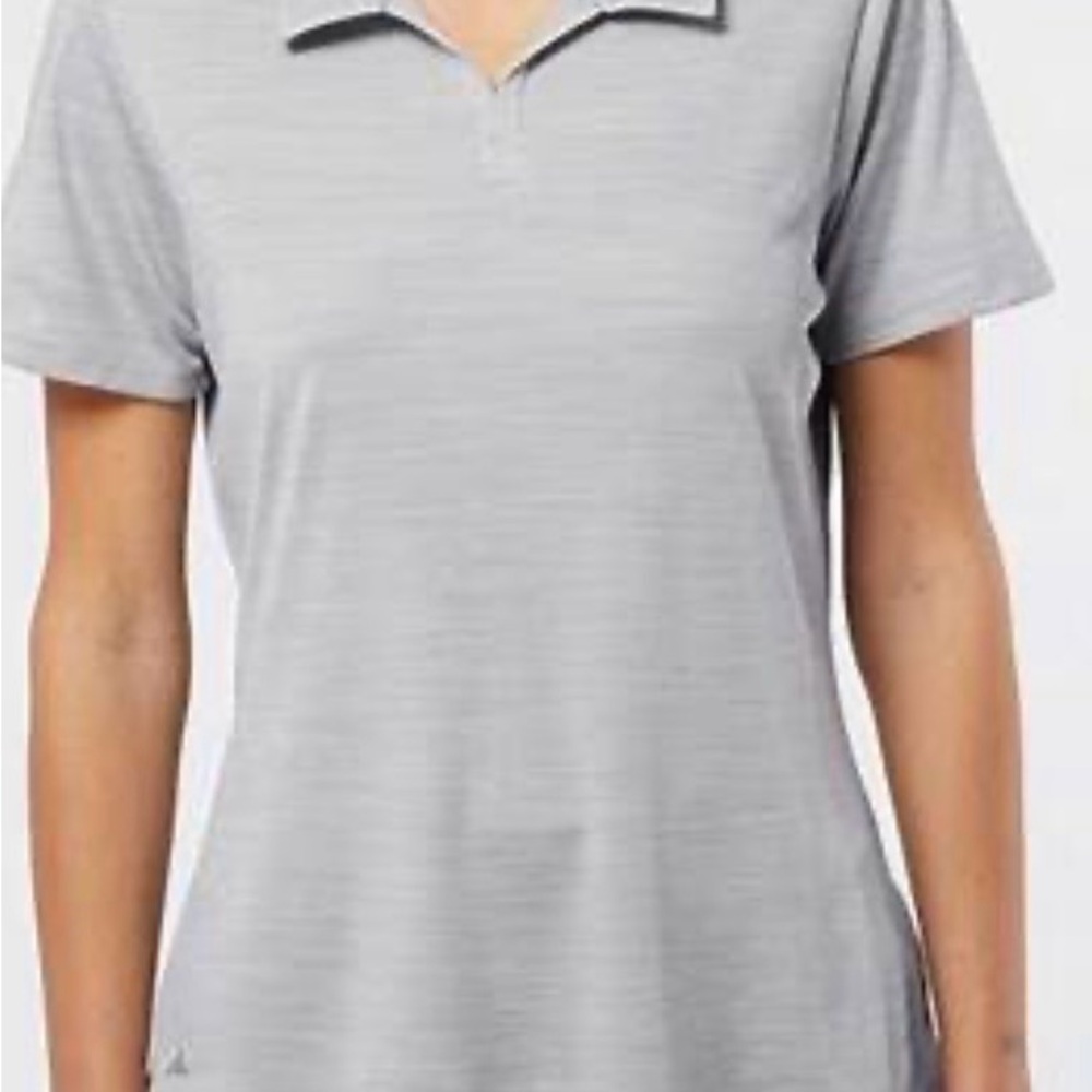 Classic Gray Short Sleeve Polo for Women